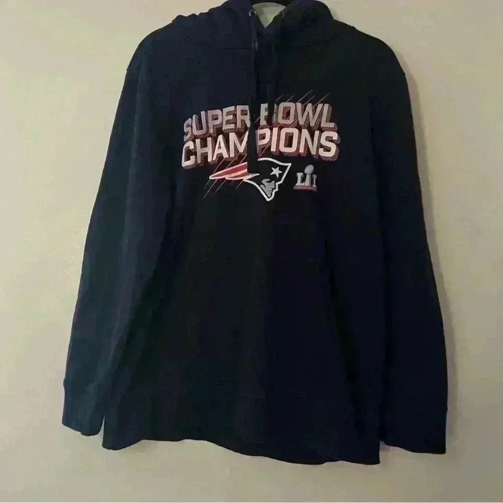New England Patriots Super Bowl “Brady” Hoodie Size XL - Picture 6 of 6